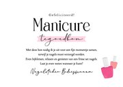 Zakelijke tegoedbon zelf maken beauty manicure nagels 3
