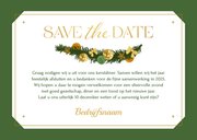 Zakelijke uitnodigingskaart vip ticket kerstdiner kerstboom 3