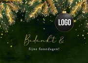 Zakelijke waardebon kerstsfeer 2