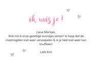 Zomaar kaart - Ik kan niet wachten om jou weer te knuffelen 3