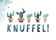 Zomaar kaart knuffel met cactussen 2