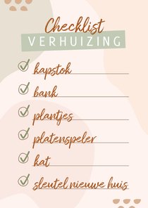 Adreswijziging verhuischecklist