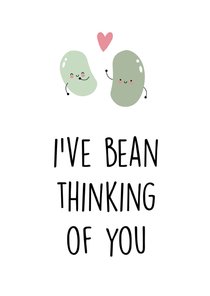 Bean thinking of you kaart