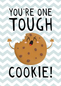 Beterschap kind jongen tough cookie humor