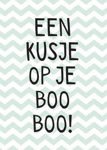 Beterschap kusje boo boo