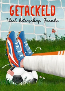 Beterschapskaart met gipsbeen