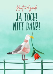 Beterschapskaart met Rotterdamse uitdrukking
