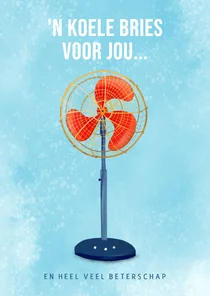Beterschapskaart met ventilator