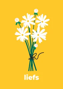 Bloemen door de brievenbus
