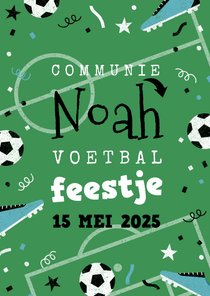 Communiekaart voetbalthema