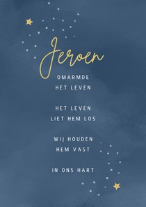 Condoleance Het leven liet hem los