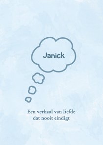 Condoleance stilgeboren jongen met naam