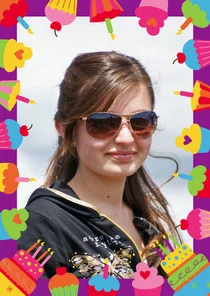 Cupcakes Verjaardagskaart met Eigen Foto