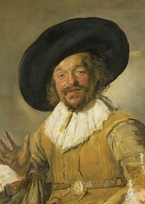 De vrolijke drinker - Frans Hals