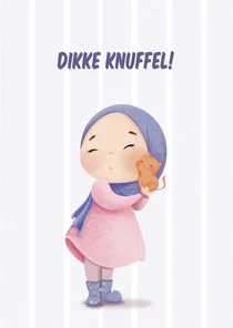 Dikke Knuffel | Lief kaartje voor een vriendin of zus