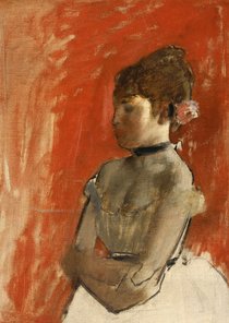 Edgar Degas. Balletdanseres met gekruisde armen