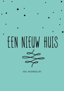 Een nieuw huis, veel woongeluk - pastel