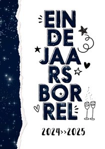 Eindejaarsborrel uitnodiging