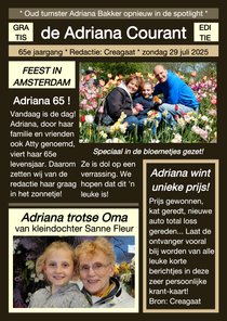 Felicitatie persoonlijke krant