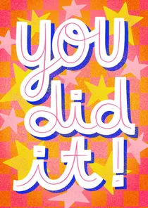 Felicitatie verloofd you did it