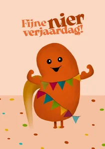 Felicitatiekaart Fijne nierverjaardag!