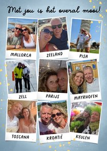 Fotokaart 'Met jou is het overal mooi'