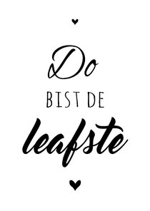 Fryske kaart - do bist de leafste