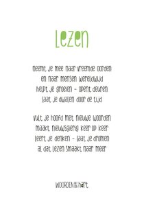 Gedicht lezen smaakt naar meer