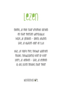 Gedicht lezen smaakt naar meer