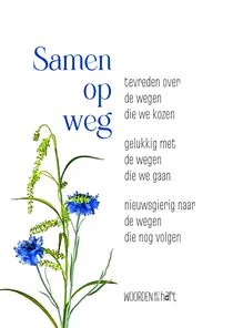 Gedichtenkaart samen op weg