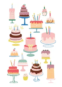 Gefelicitaart met je verjaardag!