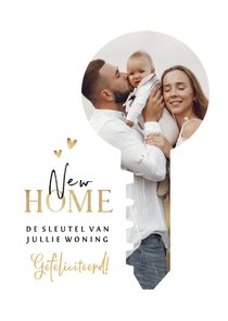 Gefeliciteerd met de sleutel van jullie nieuwe huis
