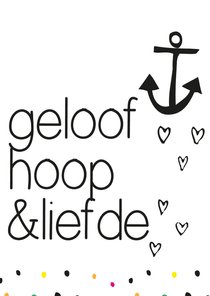 Geloof hoop liefde