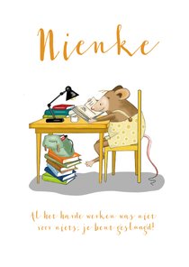 Geslaagd - Boekenmuisje