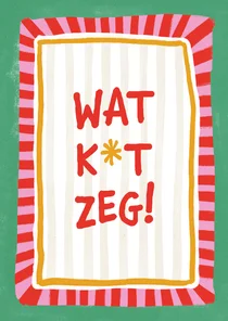 Geslaagd kaart gezakt sterkte niet leuk gouache verf
