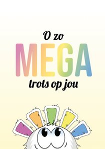 Geslaagd kaart zo mega trots op jou