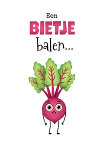 Gezakt kaart bietje balen jammer illustratie