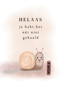 Gezakt kaart slak