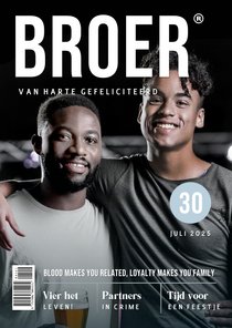 Grappige verjaardagskaart voor een broer magazine cover