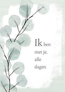 Kaart eucalyptus (bijbel)tekst naar keuze