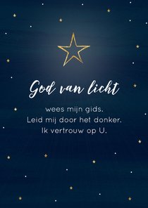 Kaart opwekking 807 God van Licht