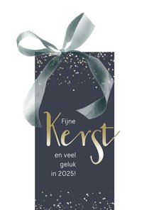 Kerstkaart 2024-2025, klassiek met strik