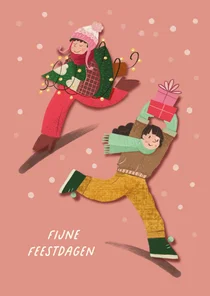 Kerstkaart lastminute kerstinkopen 