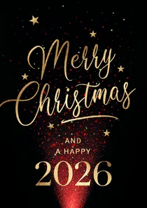 Kerstkaart sprankelend rood vuurwerk