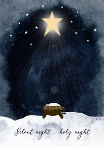 Kerstkaart Stille nacht