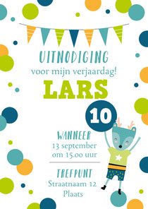 Kinderfeestje bonte confetti