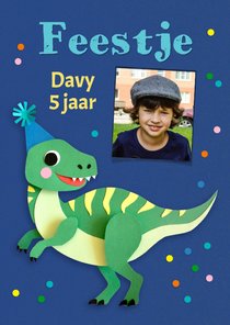 Kinderfeestje Dino en confetti