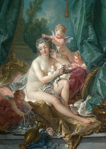 Kunstkaart van Fracois Boucher. Venus