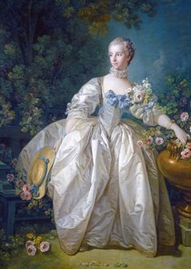 Kunstkaart van francois Boucher. Madame Bergeret