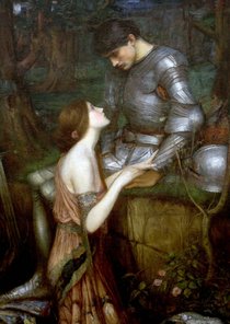 Kunstkaart van John Waterhouse. Lamia